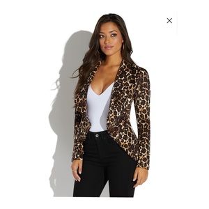NWOT Leopard Blazer